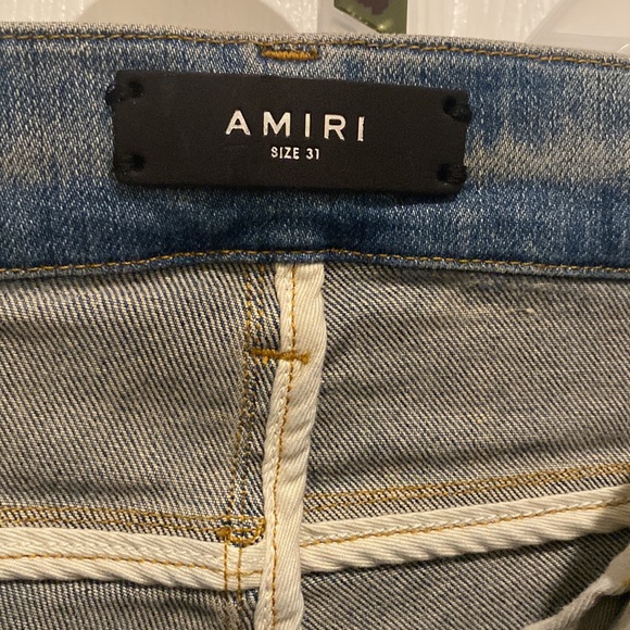 Amiri bleached bandana jean, men’s 31us - Picture 7 of 14